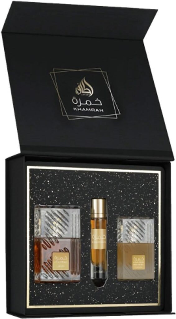 lattafa kit khamrah 100ml 12ml hair mist 50ml