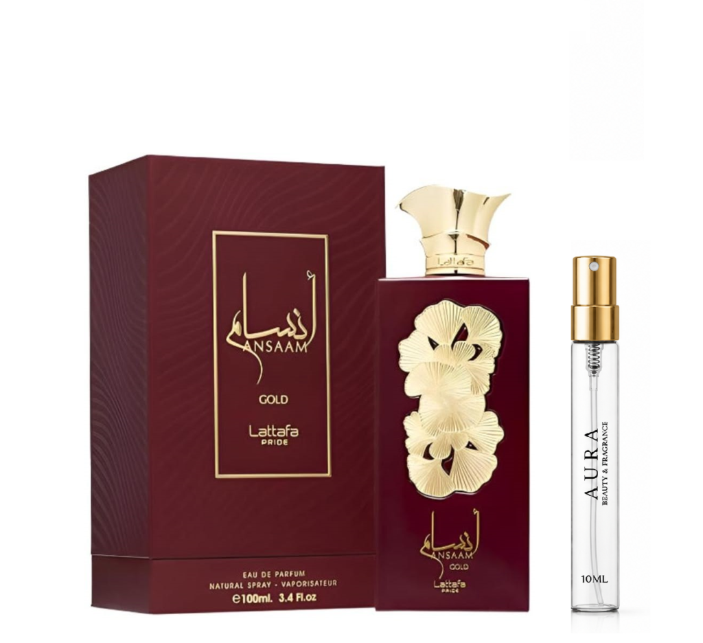 decant lattafa ansaam gold edp 10ml
