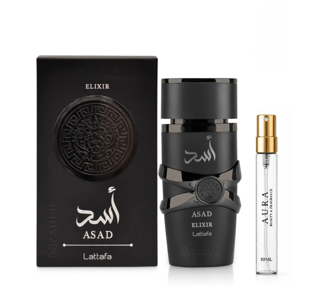 decant lattafa asad elixir edp 10ml