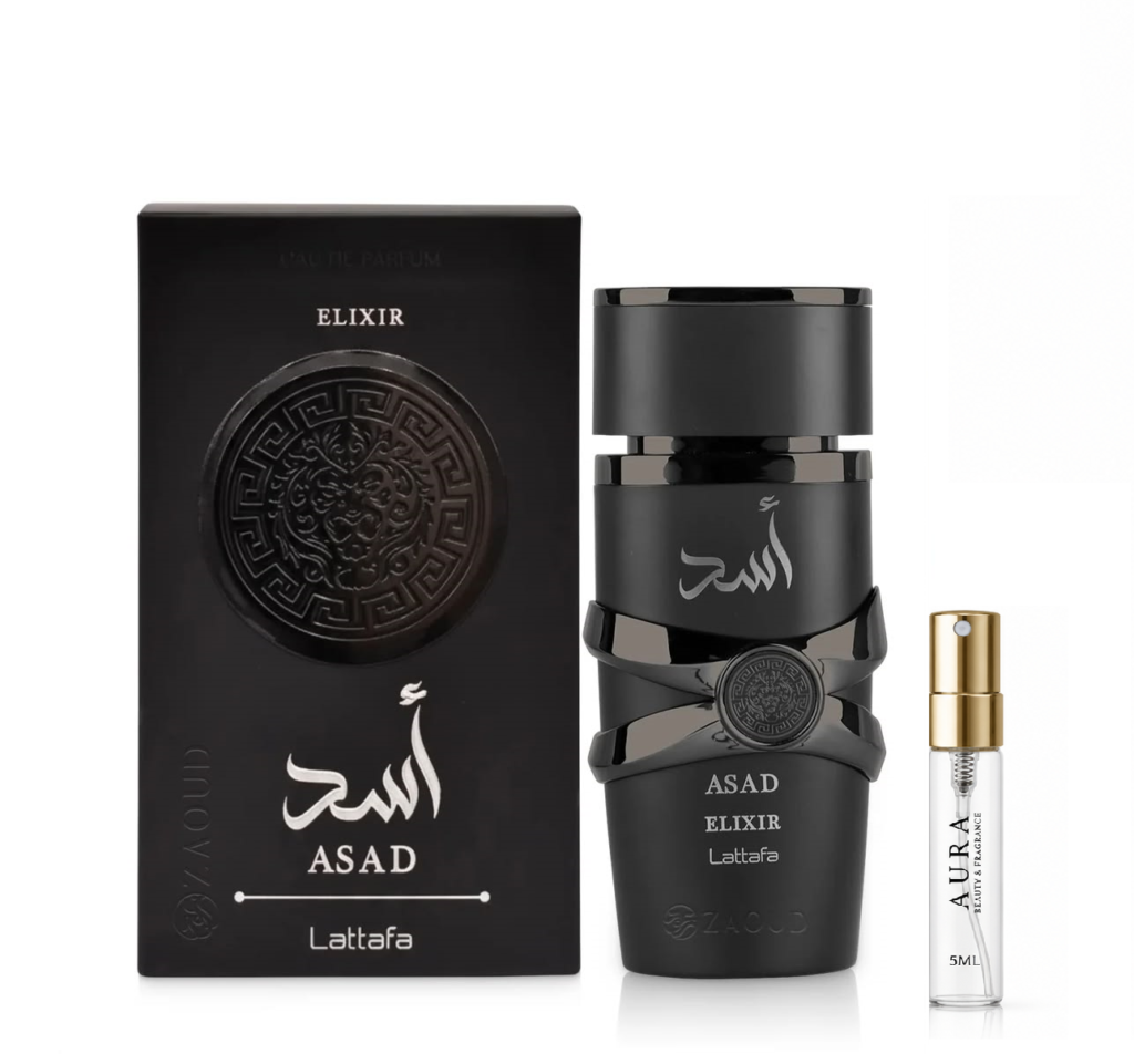 decant lattafa asad elixir edp 10ml