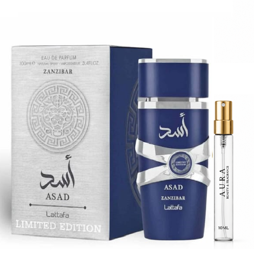 decant lattafa assad zanzibar limited edition edp 10ml
