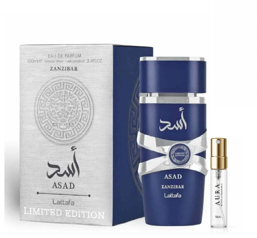 decant lattafa assad zanzibar limited edition edp 10ml
