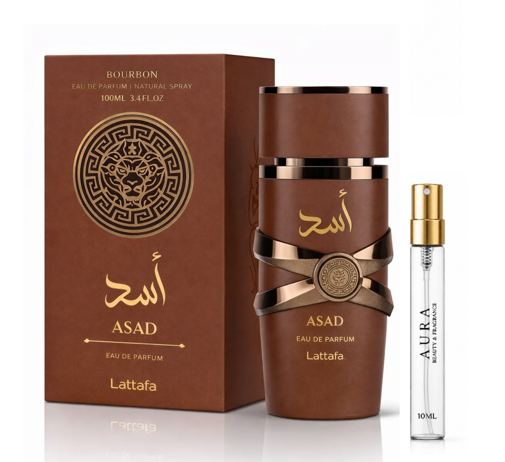 decant lattafa asad bourbon edp 10ml.