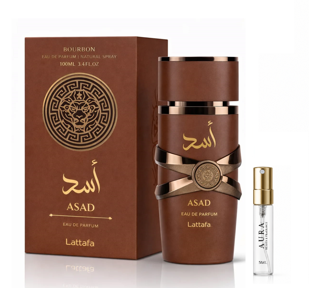 decant lattafa asad bourbon edp 10ml.