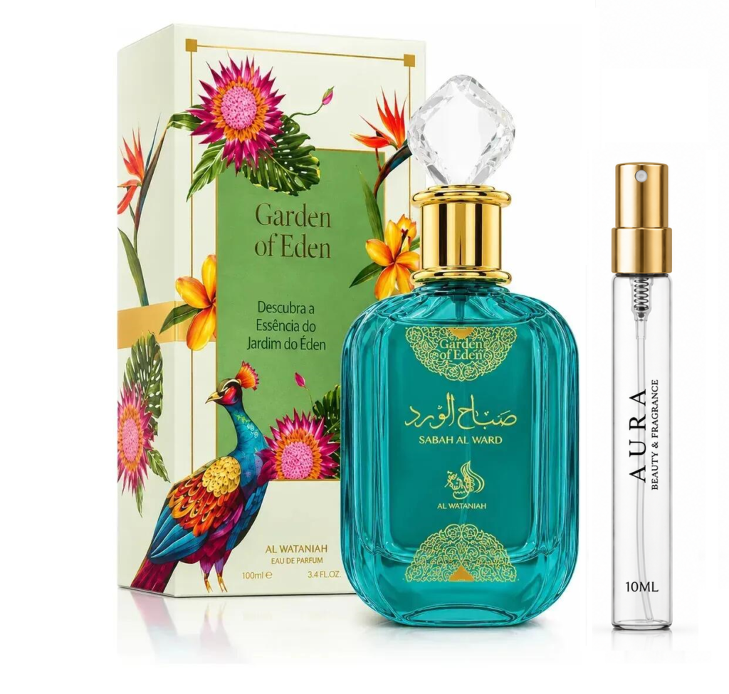 decant al wataniah sabah al ward garden of eden edp 10ml