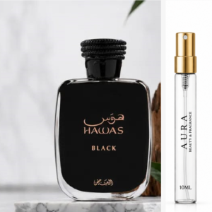 decant rasasi hawas black edp 10ml