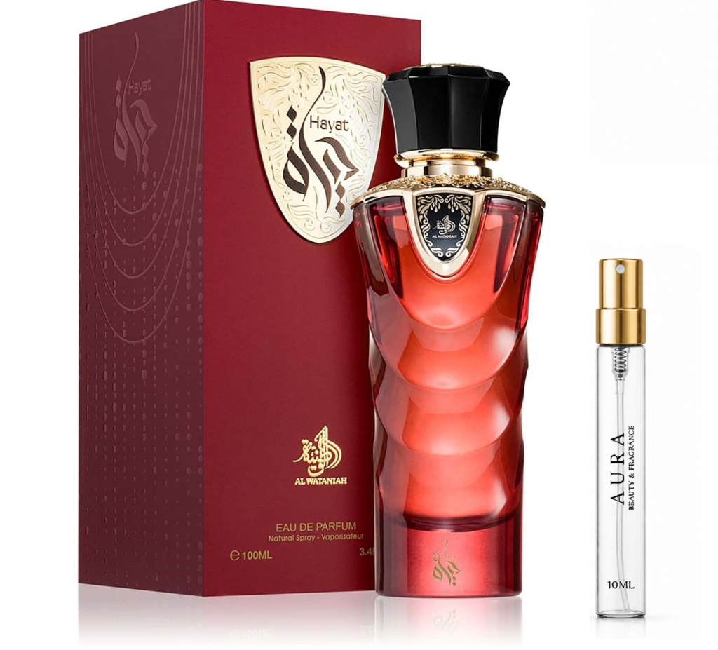 decant al wataniah hayat edp, 10ml