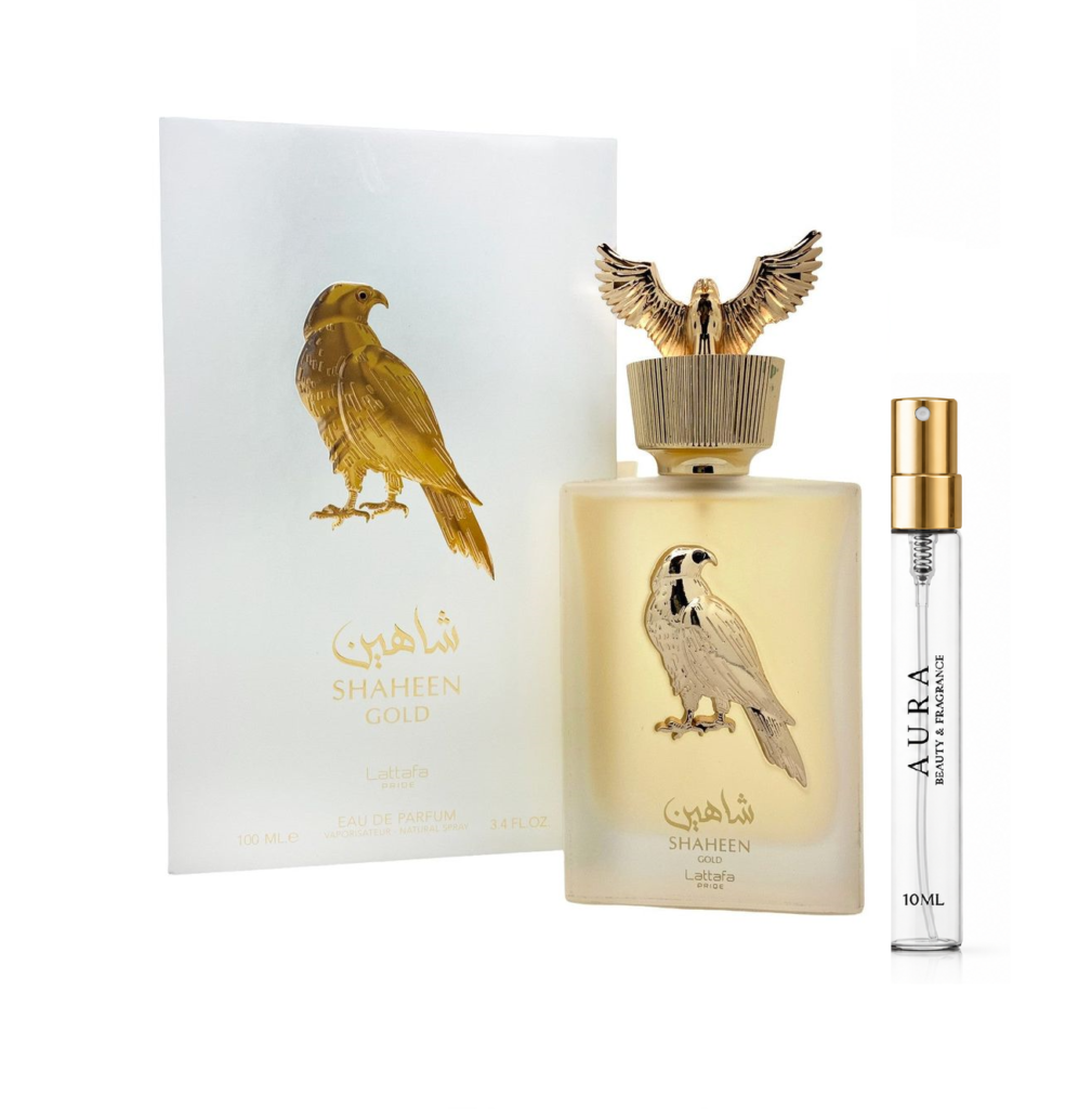decant lattafa shaheen gold. edp 10ml.