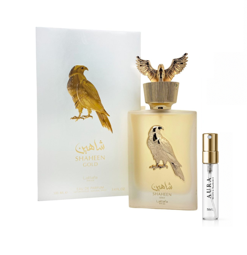 decant lattafa shaheen gold. edp 10ml.