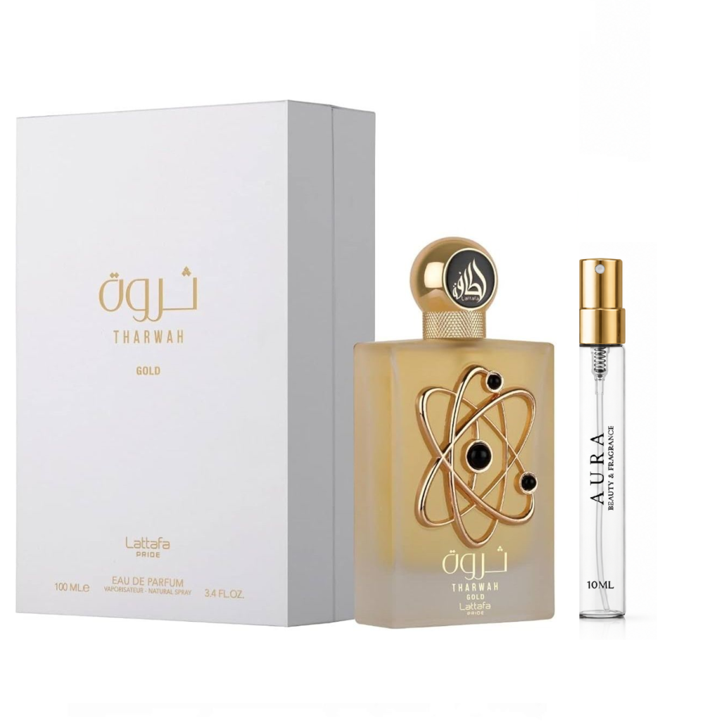 decant lattafa tharwah gold edp 10ml